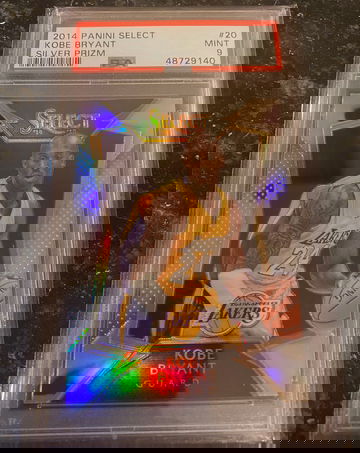 2014 Panini Select Kobe Bryant Silver Prizm PSA 9