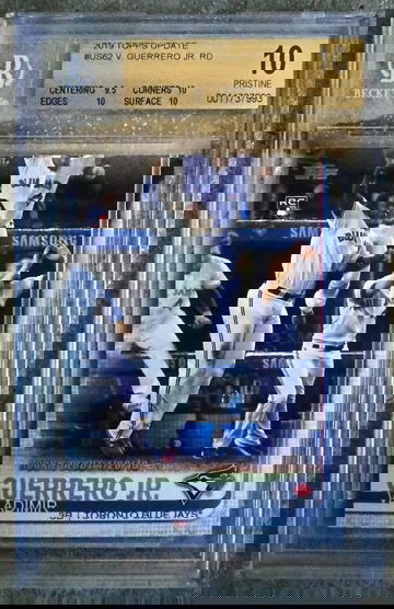 Vladimir Guerrero Jr 2019 Topps Update BGS 10 #US62 RC Rookie Debut