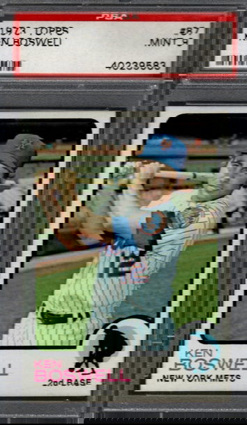 1973 Topps #87 Ken Boswell PSA Mint 9