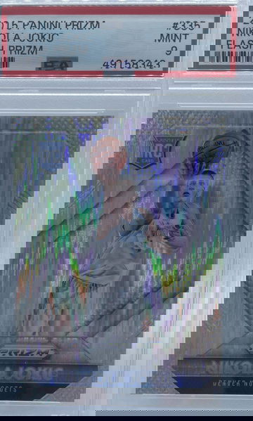 2015 Panini Prizm Nikola Jokic Flash Prizm PSA 9 MINT