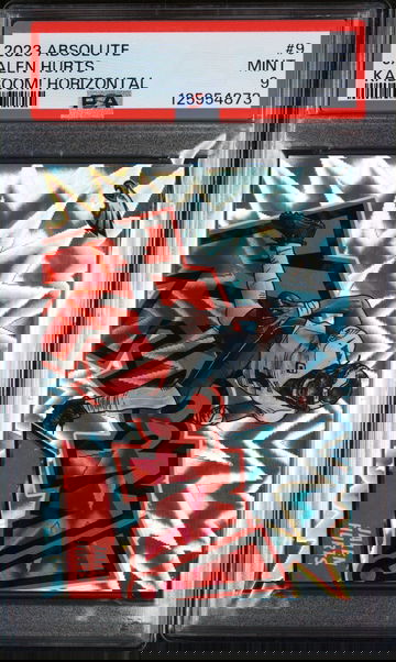 2023 Panini Absolute Kaboom! Horizontal Jalen Hurts #9 PSA 9