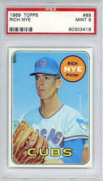 1969 Topps Rich Nye #88 PSA 9 P1293