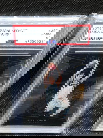 2018 panini select Luka Doncic PSA 9 
