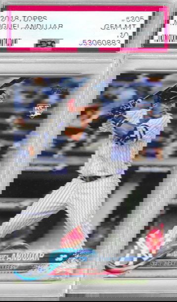 2018 Topps Miguel Andujar PSA 10