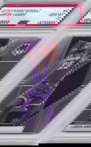 2019 LeBron James Mosaic PSA 10