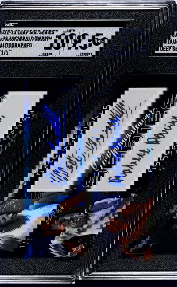 2022 Signature Series #DA-38 Nate Archibald Robert Parish Deep Sea 1/1 SGC 9.5