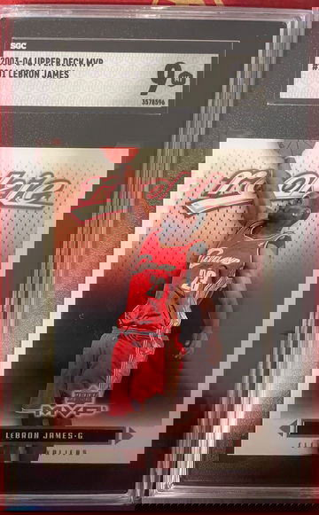 2003-04 Upper Deck MVP #201 Lebron James Rookie Card