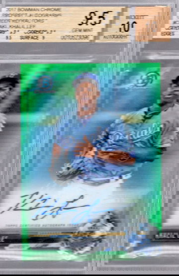 Khalil Lee 2017 Bowman Green Refractor Auto