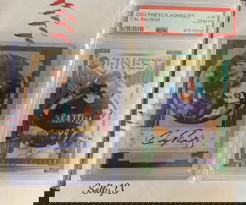 CAL RALEIGH 2 RC 1/1 FIVE STAR & FINEST FLASHBACKS PSA 10
