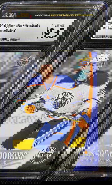 2015-16 Upper Deck Star Rookies Connor McDavid 9.5