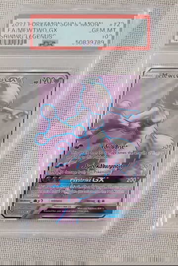 2017 Pokemon S&M FA/Mewtwo GX PSA 10
