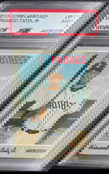 Fernando Tatis Jr PSA 9 Topps Heritage