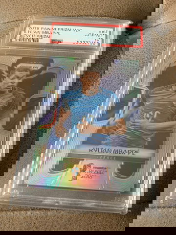 Kylian Mbappe 2018 World Cup Prizm Silver PSA 10 