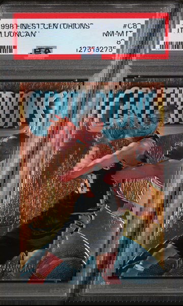 1998 Finest Centurions Tim Duncan #C8 /500 PSA 8