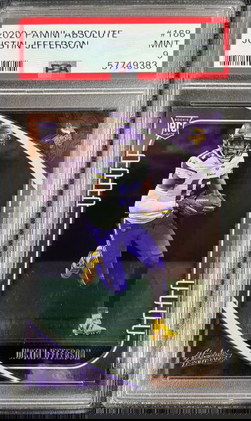 2020 Panini Absolute ROOKIE Justin Jefferson PSA 9 MINT