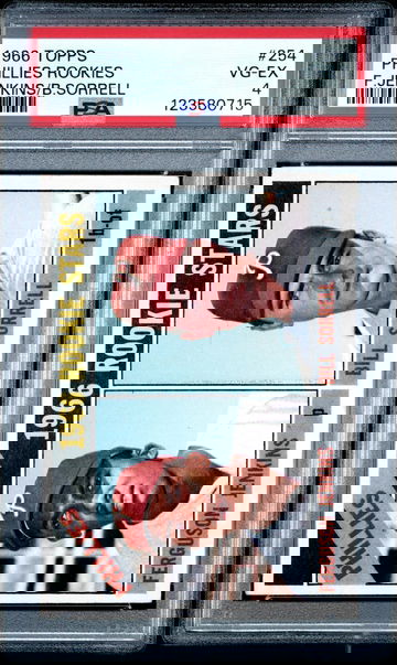 1966 Topps Bill Sorrell/Fergie Jenkins #254 PSA 4