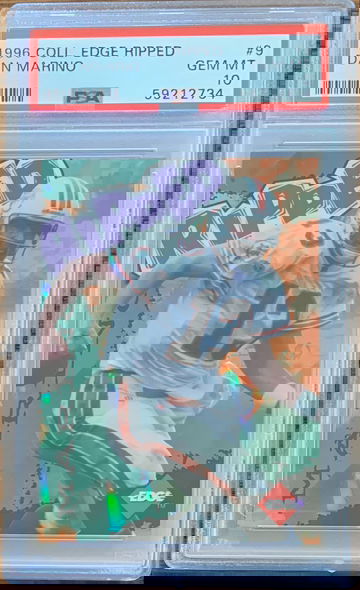 1996 Collector's Edge Ripped Dan Marino PSA 10 POP 8!