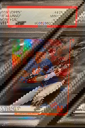 Pete Alonso 2019 Topps Series 2 Rainbow Foil PSA 9 Rookie Card