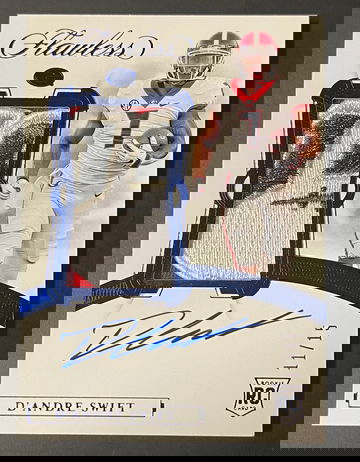 2020 Flawless D’Andre Swift Patch Auto #/15