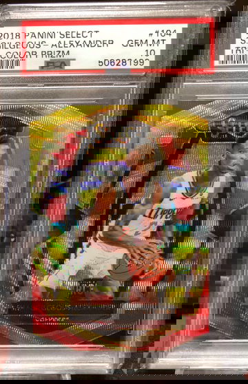 2018 Select Shai Gilgous-Alexander Tri-Color Prizm #104 PSA 10