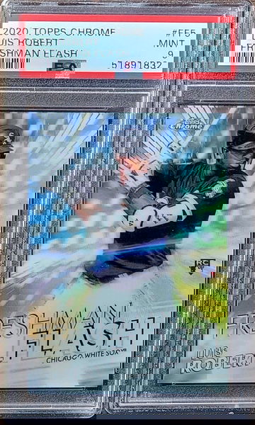 2020 LUIS ROBERT Topps Chrome Freshman Flash REFRACTOR PSA 9 Rookie RC #FF5 