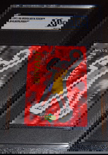 🔥 1997 UD International Stickers #60 KOBE BRYANT SGC 10 🔥 Comp PSA