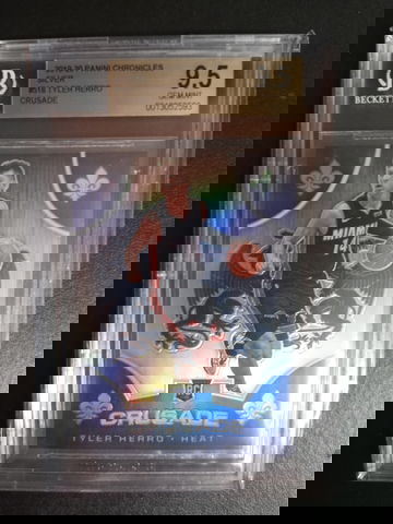 2019-20 Panini Chronicles silver crusade Tyler Herro RC BGS 9.5 #518 