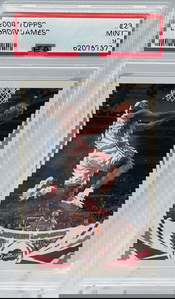2004/05 Topps #23 LeBron James PSA MINT 9