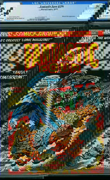 FANTASTIC FOUR #139, CGC 9.4 NM