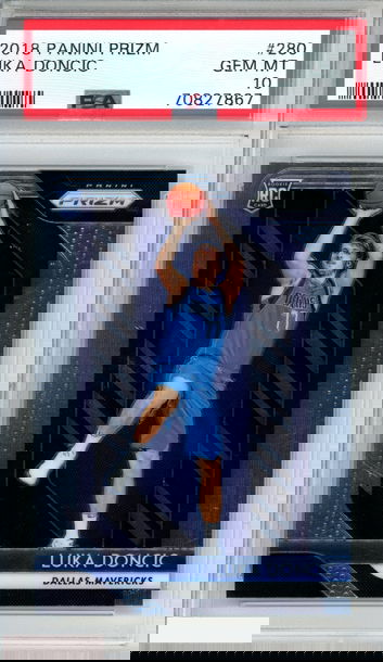 2018 PANINI PRIZM LUKA DONCIC #280 ROOKIE RC PSA 10 GEM MT