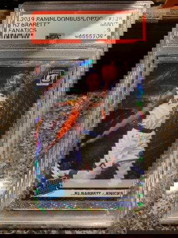 RJ Barrett Psa 9 Donruss Optic Fanatics