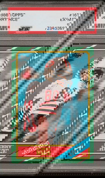 1986 Topps Jerry Rice #161 PSA 6