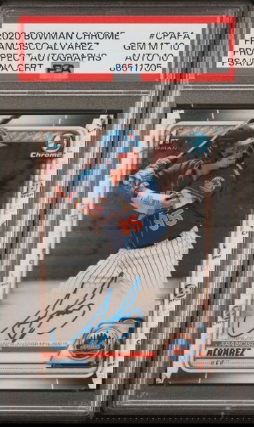 2020 Bowman Chrome 1st Francisco Alvarez Auto PSA 10/10