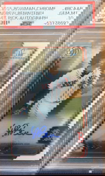 Andrew Benintendi auto PSA 10