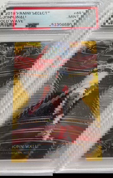 2019 Panini Select John Wall Gold Wave SP PSA 9 POP 2