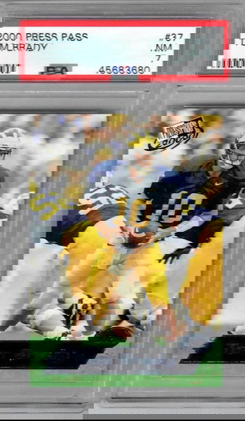 2000 Press Pass 37 Tom Brady