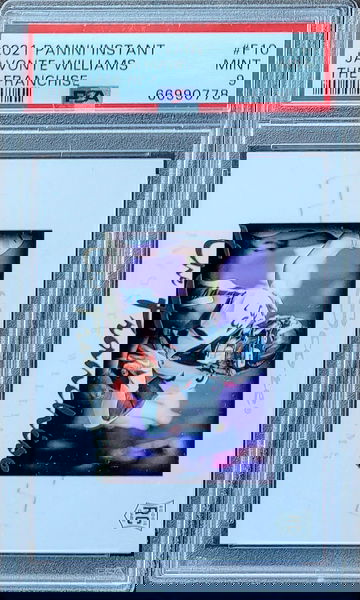 2021 JAVONTE WILLIAMS Panini Instant The Franchise /1,966 PSA 9 POP 2 Rookie F10