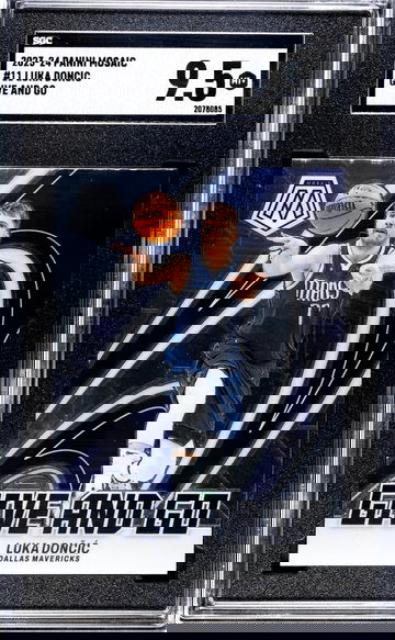 2023-24 Panini Mosaic #11 Luka Doncic Give And Go SGC 9.5