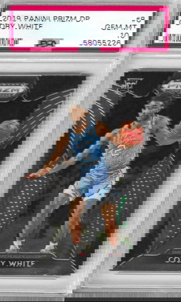 2019 Prizm Draft Picks Coby White #8 PSA 10