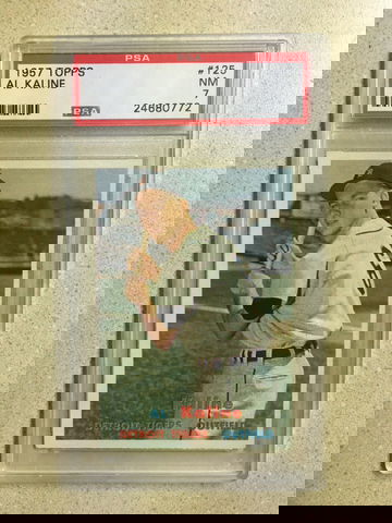 1957 Topps #125 Al Kaline PSA 7 NM TIGERS HOF 