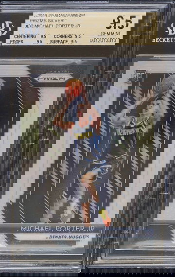 2018-19 Panini Prizm Michael Porter Jr. Silver Refractor True Gem Mint #32 