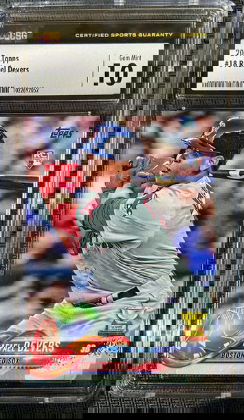 2018 Topps Gold Cup ROOKIE Rafael Devers CSG 10 GEM MINT!