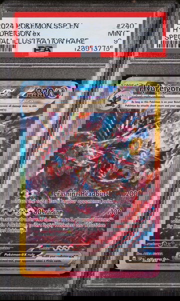 2024 Pokemon Surging Sparks Special Illustration Rare Hydreigon Ex #240 PSA 9