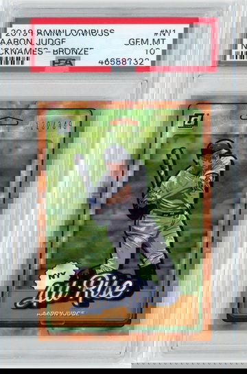 2019 Panini Donruss Aaron Judge - Nicknames /349 PSA 10!!