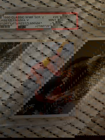 1990 Classic WWF series 2 Wrestlemania V #95 psa 9 Dv