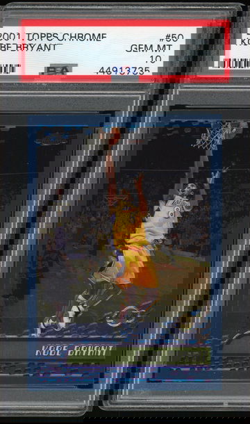 Kobe Bryant 2001 Topps Chrome #50 PSA 10