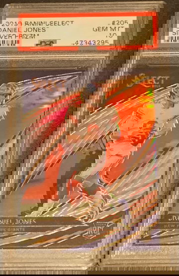 2019 Panini Select Daniel Jones Field Level Silver PSA 10