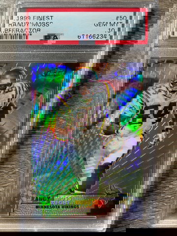 1999 Finest Randy Moss Refractor PSA 10