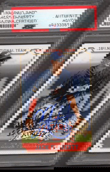 Jack Flaherty Signed Autographed 2015 USA Stars & Stripes #45 PSA DNA COA RC