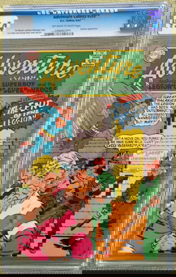 ADVENTURE COMICS #359 CGC 9.4 -- O/W TO WHITE PAGES! JIM SHOOTER CURT SWAN